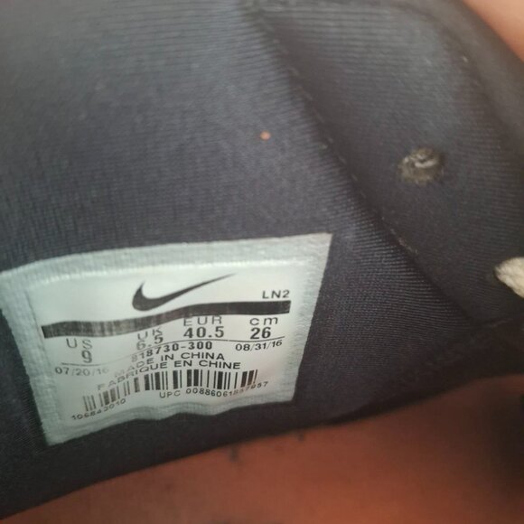 Blazer Spikeless Golf Shoes Khaki Green/Orange Size 9 - Picture 4 of 6